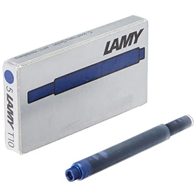 Image of Lamy T10 blue black ink cartridges