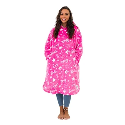 Image of Character World Barbie Hugzee Wearable Blanket Large Teens Adult