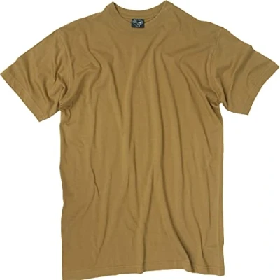 Image of Mil Tec Us Style T Shirt Dark Coyote S