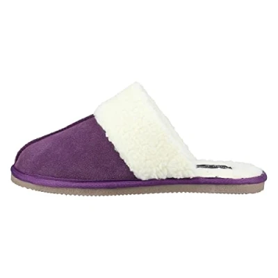 Image of Hush Puppies Women&#039;s Arianna Slipper, Purple, 4 UK