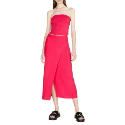 Image of Sisley Women&#039;s Skirt 4b5fl0016, Fuchsia 39c, 16