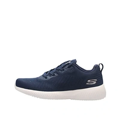 Image of Skechers Men&#039;s 232290 NVY Sneaker, Navy Mesh/Trim, 5.5 UK