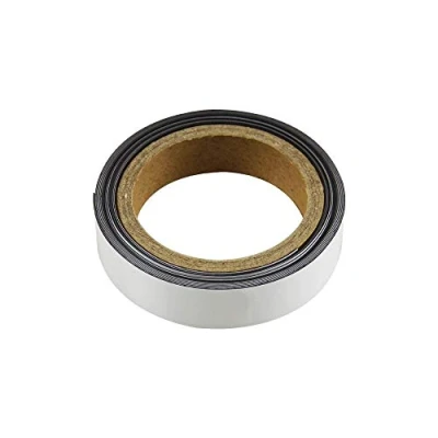 Image of MagFlex® Lite Flexible Gloss White Magnetic Gridding Tape for Whiteboards, Noticeboards or Filing Cabinets 25mm Wide 5m Length Pack of 5