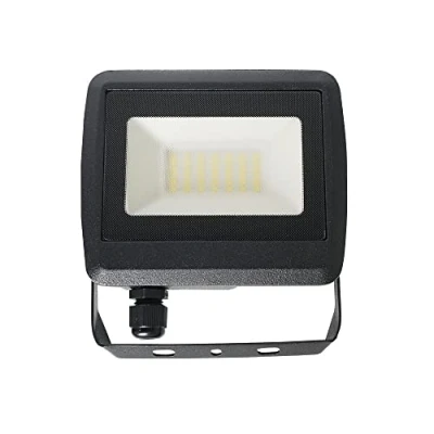Image of MiniSun 30w LED Slimline IP65 Black Outdoor Garden Flood Wall Light with Samsung Technology [6500K Cool White]