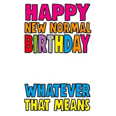 Image of Cheeky Chops Funny Birthday Card,Lockdown,Dad,Mum,Brother,Sister, Son, Daughter CV26 Full colour