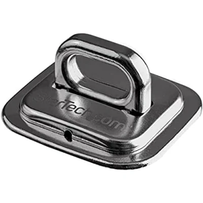 Image of StarTech.com Laptop Cable Lock Anchor Zinc Alloy Computer Security Desk Mount Point Screw On (LTANCHOR)