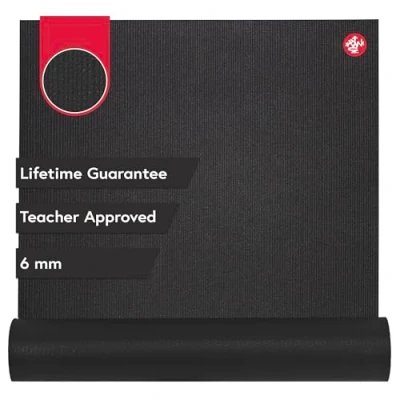 Image of Manduka Unisex Adult Pro Yoga And Pilates Mat Black, 180 cm