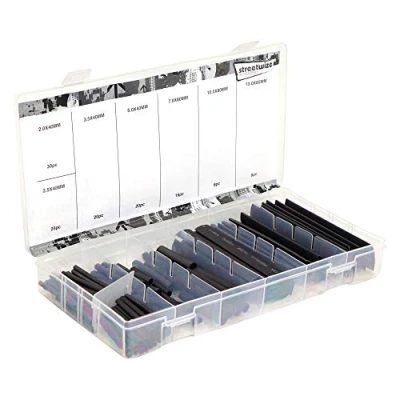 Image of Streetwize Heat Shrink Wrap Tube Assortment Set 40mm 80mm 85mm