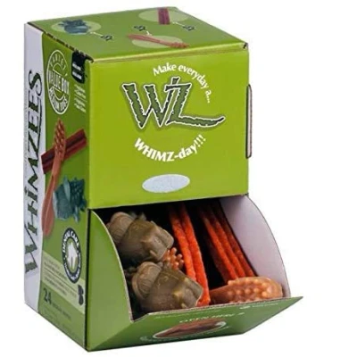 Image of WHIMZEES Dog Treat, Variety Box, Medium, 24 pack X 2 (48 Treats)