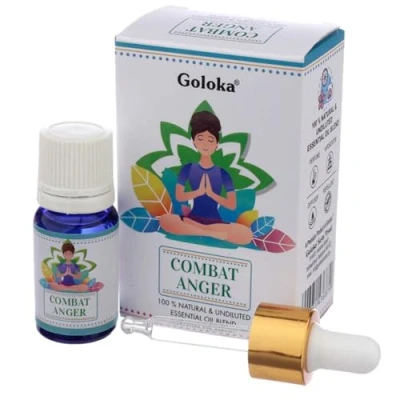 Image of Essential Oils All Products Goloka Blends Oil 10ml Combat Anger OILB11