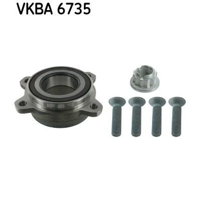 Image of 7P0498287 Wheel bearing kit SKF VKBA 6735 with integrated ABS sensor PORSCHE: Cayenne, VOLKSWAGEN: Touareg II