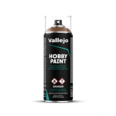 Image of Vallejo 28019 Hobby Paint Spray Primer for Metal, Plastic or Resin, Brown Bugs, 264 g (Paquete de 1)
