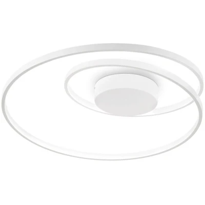 Image of Oz Integrated LED Semi Flush Ceiling Light White 4000K