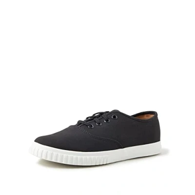 Image of Timberland Women&#039;s Newport Bay Bumper Toe Ox Sneaker Low Top, Black Canvas, 4 UK