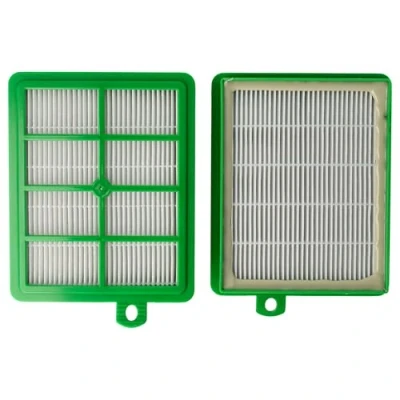 Image of vhbw Hepa Allergy Filter Set replacement for AEG AFS1, ASF1W, E 12, AEFG12W, UltraCaptic 12 AEF12 VX6, VX7, VX8, LX7, LX8, LX9