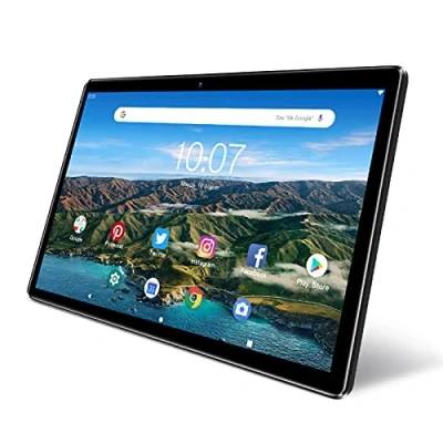 Image of PRITOM 10 inch WiFi Tablet Android 13, 64GB ROM, Expandable to 512GB, Quad Core Processor, HD IPS Screen, 6000 mAh Battery, Dual Camera, Bluetooth, (Black)