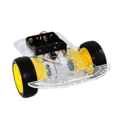 Image of Fasizi Smart Motor Robot Car Battery Box Chassis Kit Speed Encoder For Arduino