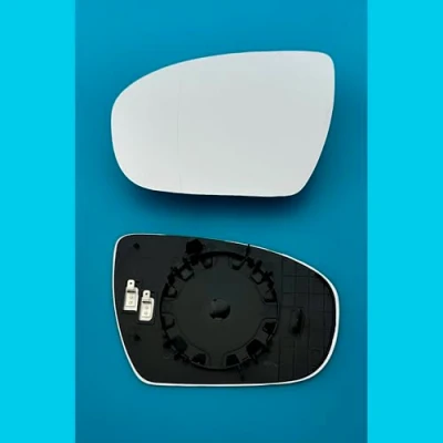 Image of Compatible with HYUNDAI i20(2015 to 2023) Wing Mirror Glass Heated Base Left Hand Passenger Side