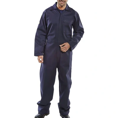 Image of Beeswift CFRBSN36 FIRE RETARDANT BOILERSUIT NAVY BLUE 36