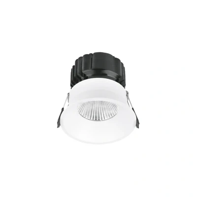 Image of Curvee 15W Adjustable Baffle DALI Dimmable IP44 LED Downlight 4000K Aurora