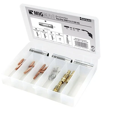 Image of GYS 041226 150A MIG Torch Consumables Set (26 Pieces)