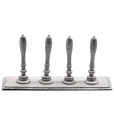 Image of Melody Jane Dolls House Beer Pump Handles Miniature Pub Bar Accessory 1:12