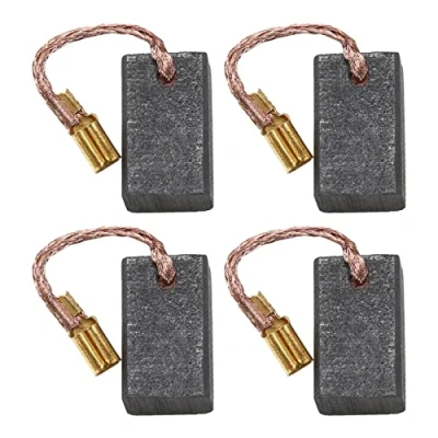 Image of ECSiNG 2 Pairs Carbon Brushes Compatible with Bosch GWS 17 125 CIE Power Tool Accessories Automatic Stop Function 1607000V37 6x10x17mm