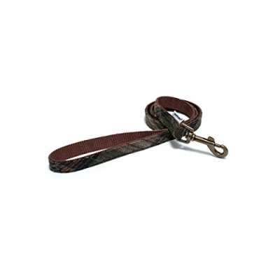 Image of Ancol Heritage Collection Country Check Lead 1mx19mm, Brown