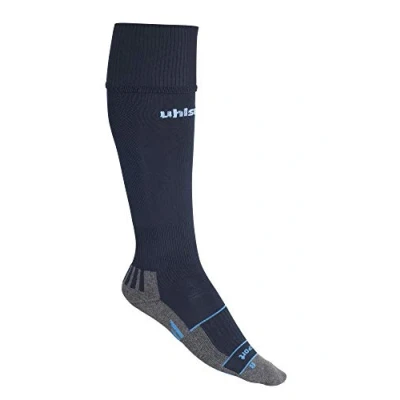 Image of Uhlsport Unisex Team Pro Player Stocking Socks Marine/Sky Blue, Size 41 44