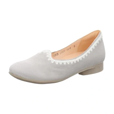 Image of Think! Women&#039;s Guad2 Sustainable Replaceable Footbed Ballet Flat, Steel 2000, 3.5 UK