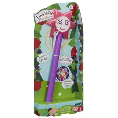 Image of ben &amp; Holly Sparkle Spell Wand with sounds speech, holly&#039;s little kingdom, interactive toy, imaginative play