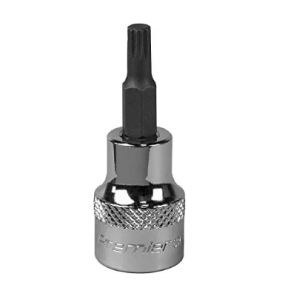 Image of Sealey Premier Spline Socket Bit M5 3/8&quot;Sq Drive
