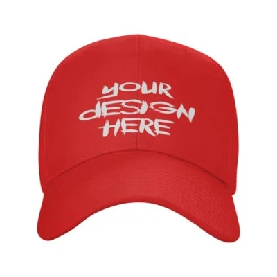 Image of KYZMZC Custom Baseball Caps Design Your Own Cap Add Photo Text Logo Personalized
