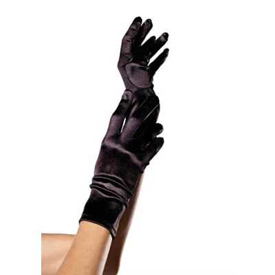 Image of Leg Avenue Wrist Length Satin Gloves