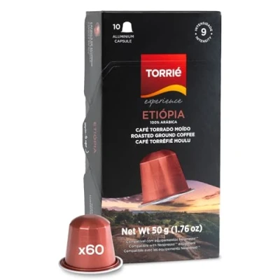 Image of Torrié Nespresso® Compatible Coffee Pods Aluminium Capsules Ethiopia (60 pods)