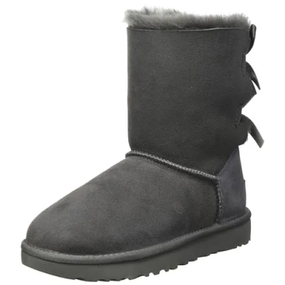 Image of Bailey Bow II Water Resistant Suede Sheepskin Women&#039;s Winter Boots
