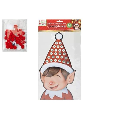 Image of Elves Behaving Badly 37cm Elfies Pom Countdown to Christmas