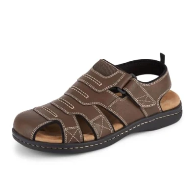 Image of Dockers Men&#039;s Searose Fisherman Sandal, Briar, 6 UK