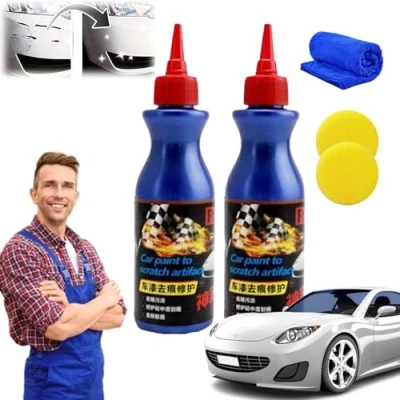 Image of Beachersett Car Scratch Removal, Repair Wax, Paint to Artifact, Remover, Wax for Car, Ultimate Restorer, Scuff and Remover (2pcs)