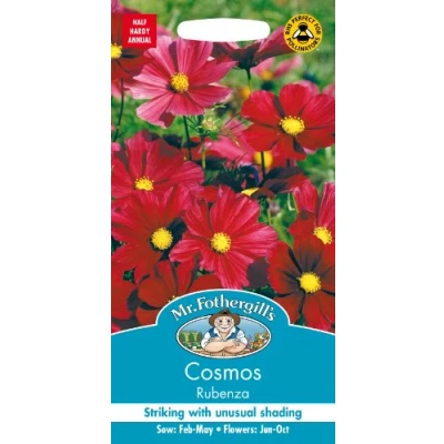 Image of Mr Fothergill&#039;s COSMOS Rubenza Flower Seeds