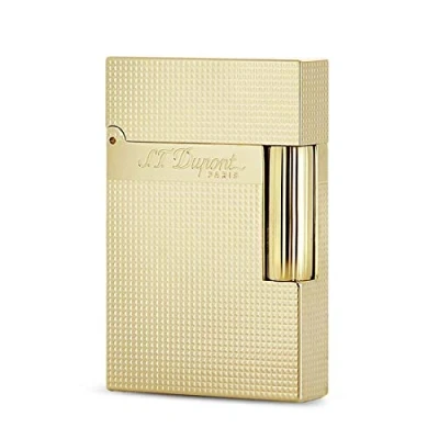 Image of S.T. Dupont Ligne 2 Small Lighter Microdiamond Yellow Gold, D C18692