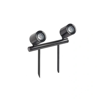 Image of Low Voltage LED Twin Bar Spike Light Black 3000K Collingwood