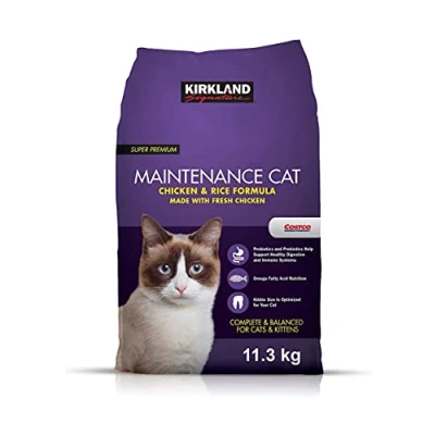 Image of Kirkland Signature Adult Complete Cat Chicken &amp; Rice 11.35kg