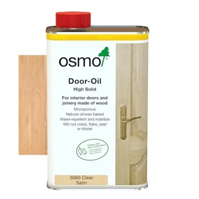 Image of Osmo Wooden Door Oil 3060 Satin Clear 1 Litre