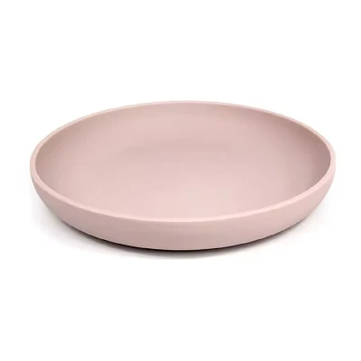 Image of Pippeta Baby Silicone Plate Non Slip Weaning Food Feeding for Babies &amp; Toddlers Premium Grade Silicone, Dishwasher Microwave Safe Ash Rose