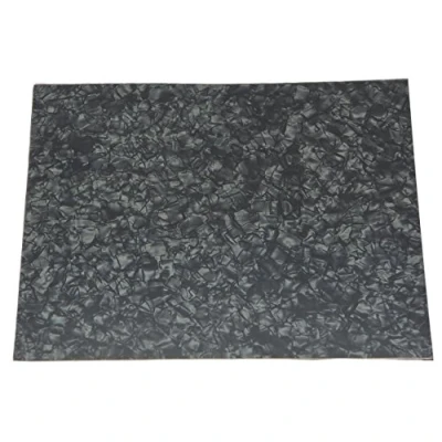 Image of KAISH 25x20cm Acoustic Guitar Self Adhesive Scratch Plate Sheet Pickguard Material BlackPearl