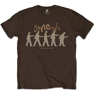 Image of Rock Off Genesis &#039;The Way We Walk&#039; (Brown) T Shirt (Medium)