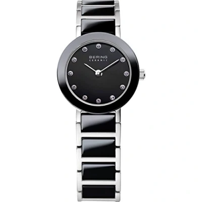 Image of BERING Women Analog Quartz ceramic collection Watch with stainless steel/Ceramic Strap and Sapphire Crystal 11422 742