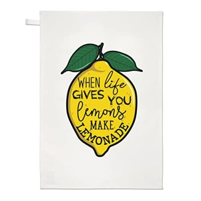 Image of When Life Gives You Lemons Make Lemonade Tea Towel Dish Cloth