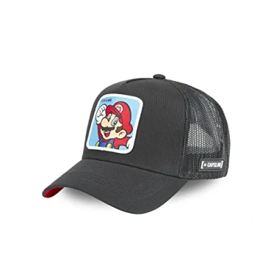 Image of Capslab Mario Super Trucker Cap One Size White